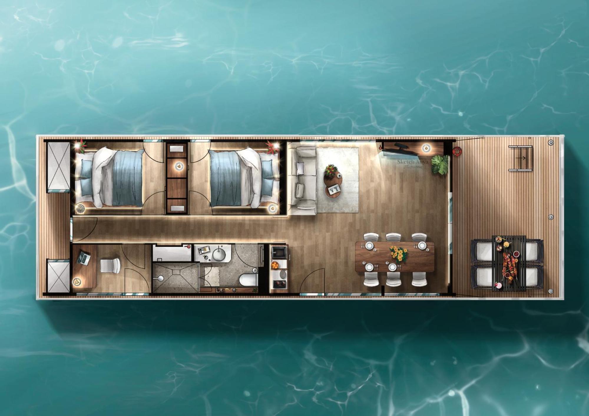 Hausboote Am Lankenauer Hoeft BRE Exteriér fotografie